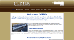 Desktop Screenshot of certekinc.com